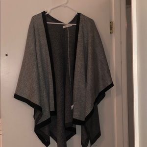 Mustard Seed Grey Poncho